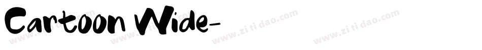 Cartoon Wide字体转换